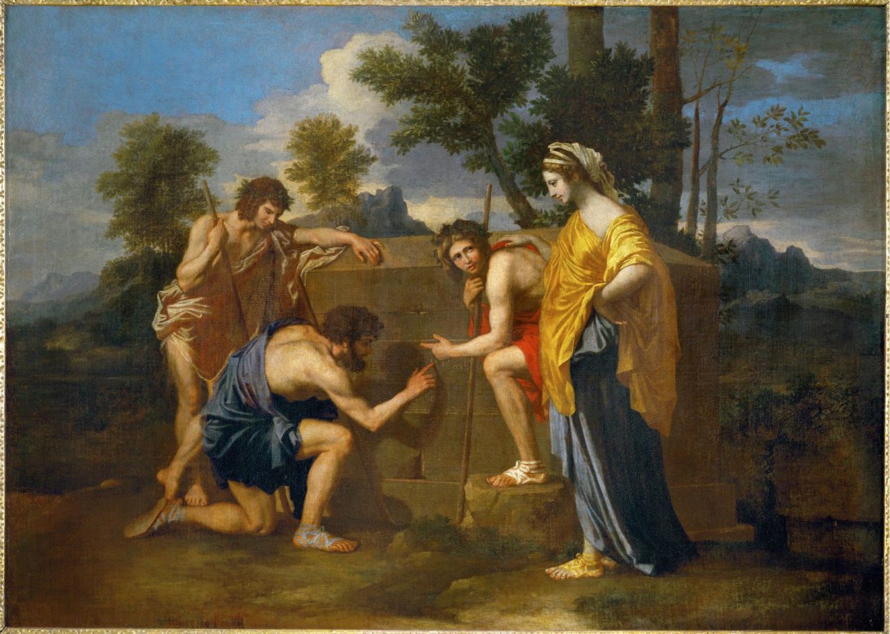 «Et in Arcadia ego», έργο του Nicolas Poussin, περ. 1637-1638