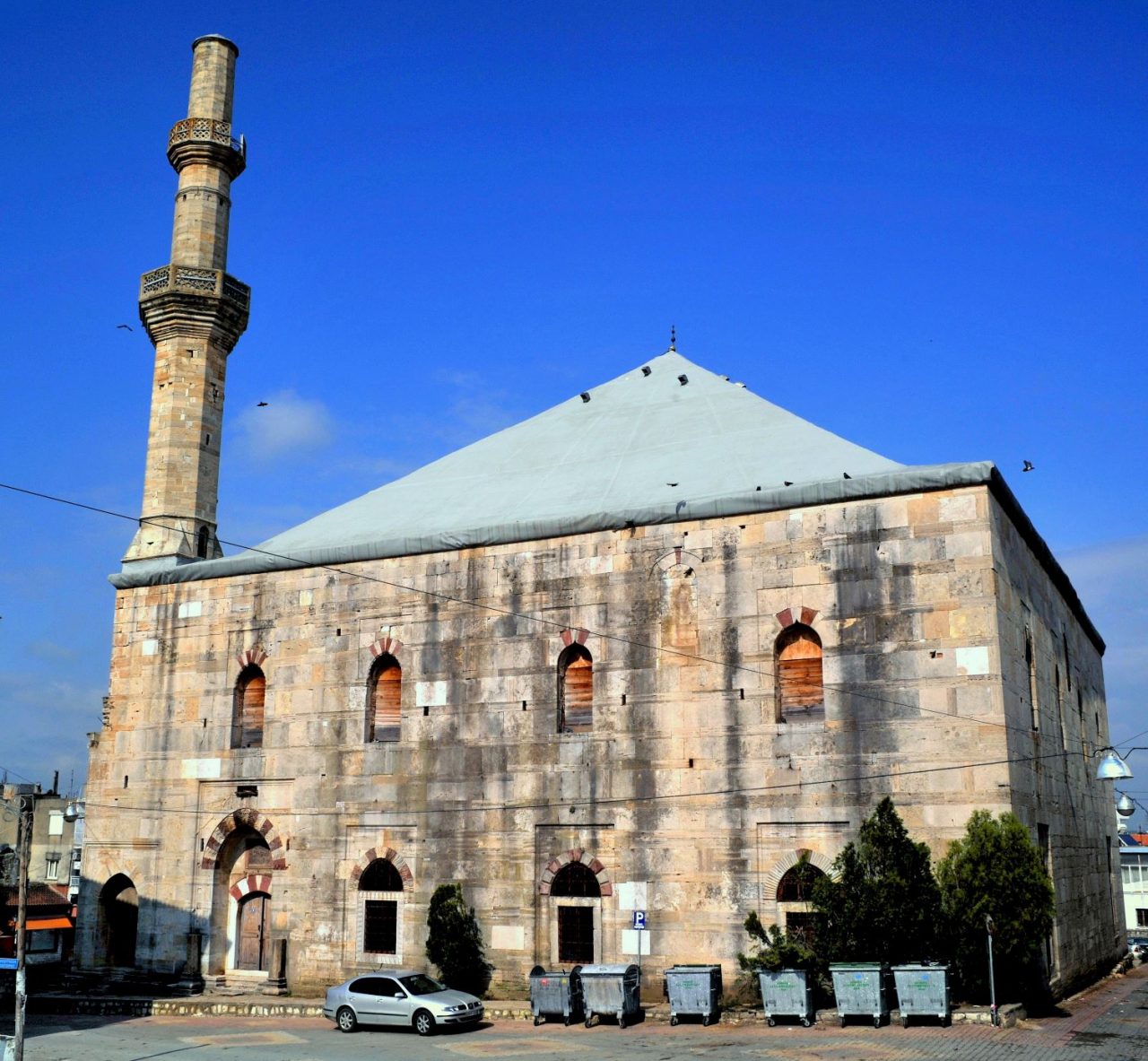 Το τέμενος Βαγιαζήτ πριν την πυρκαγιά