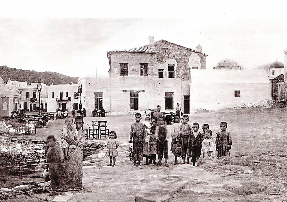 Μύκονος, λιμάνι, 1908