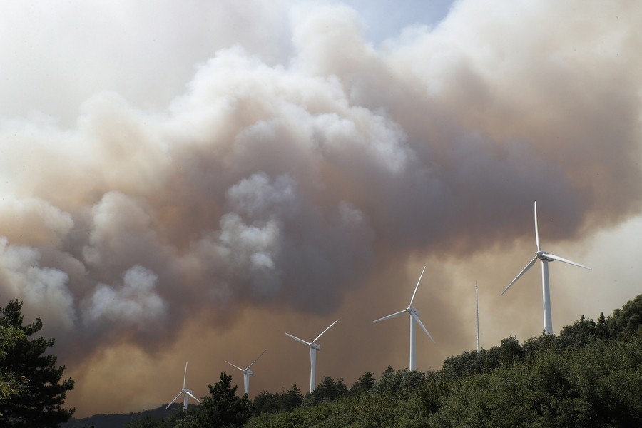 Φωτιά στην Ισπανία, κοντά στη Ναβάρα