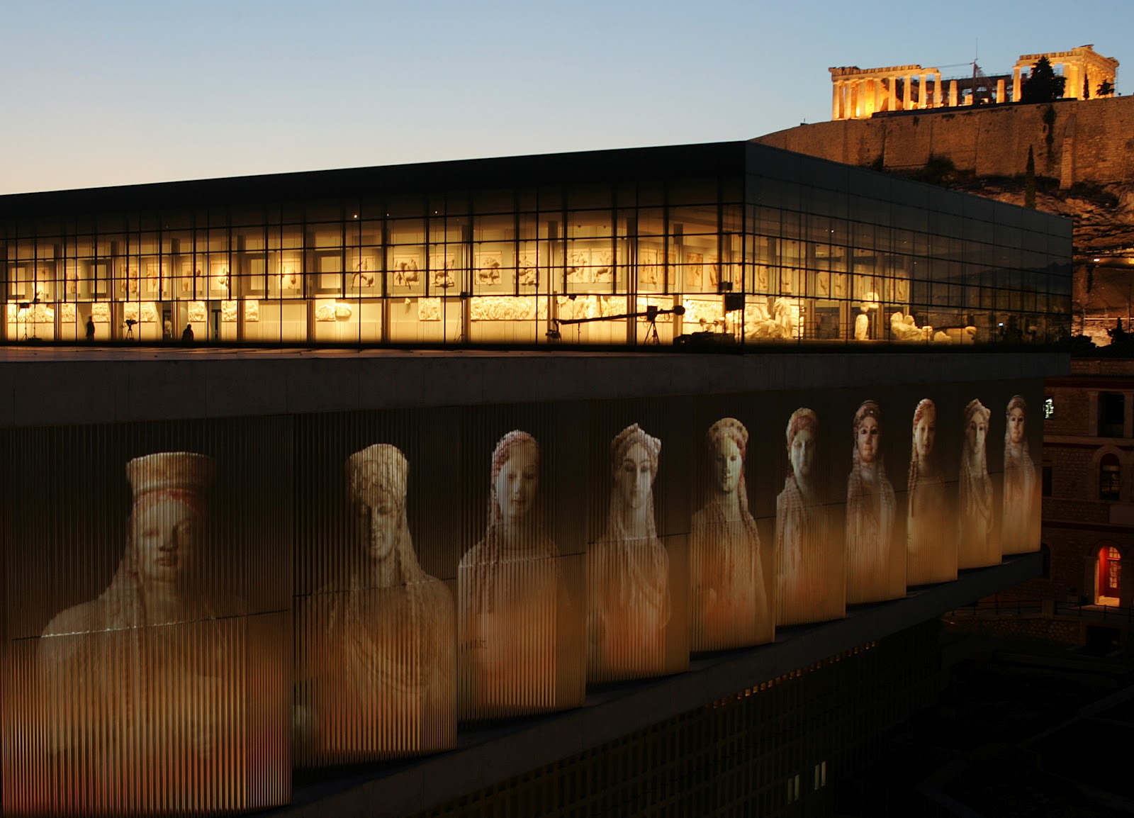 Το Μουσείο Ακρόπολης την ημέρα των εγκαινίων