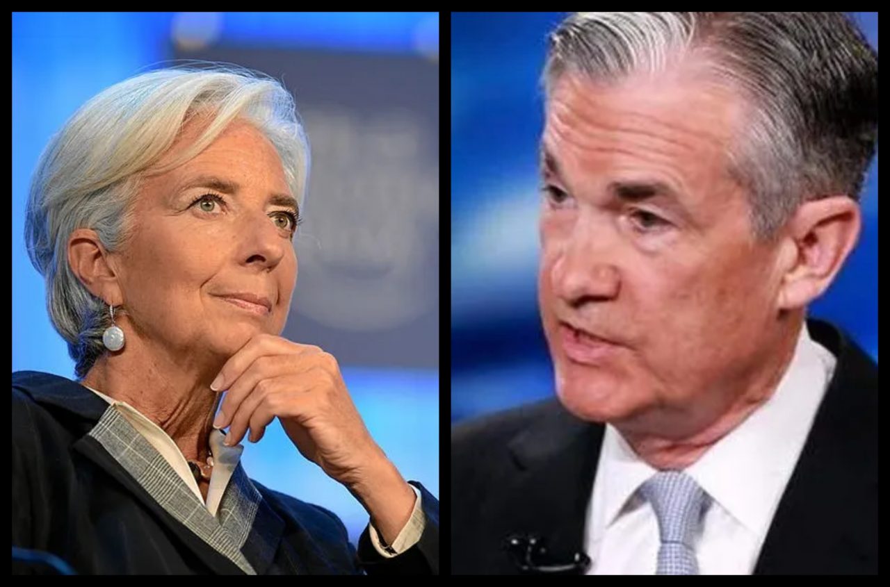 Christine Lagarde, Πρόεδρος της ΕΚΤ-Jerome Powell, Επικεφαλής της Fed