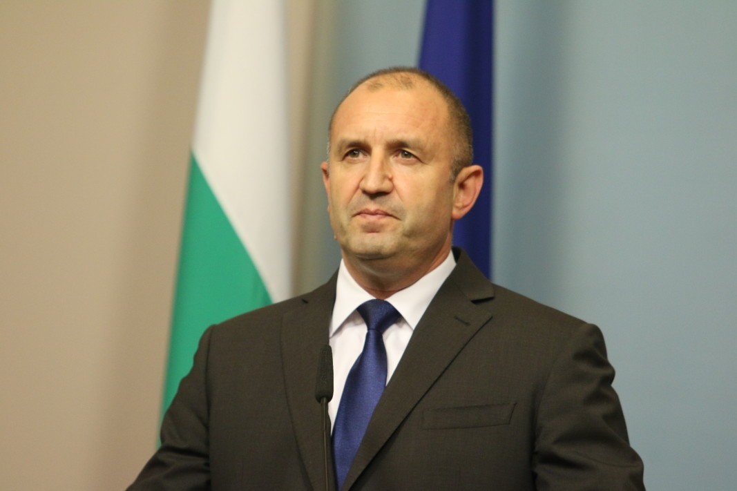 Ο πρόεδρος της Βουλγαρίας Ρούμεν Ράντεφ