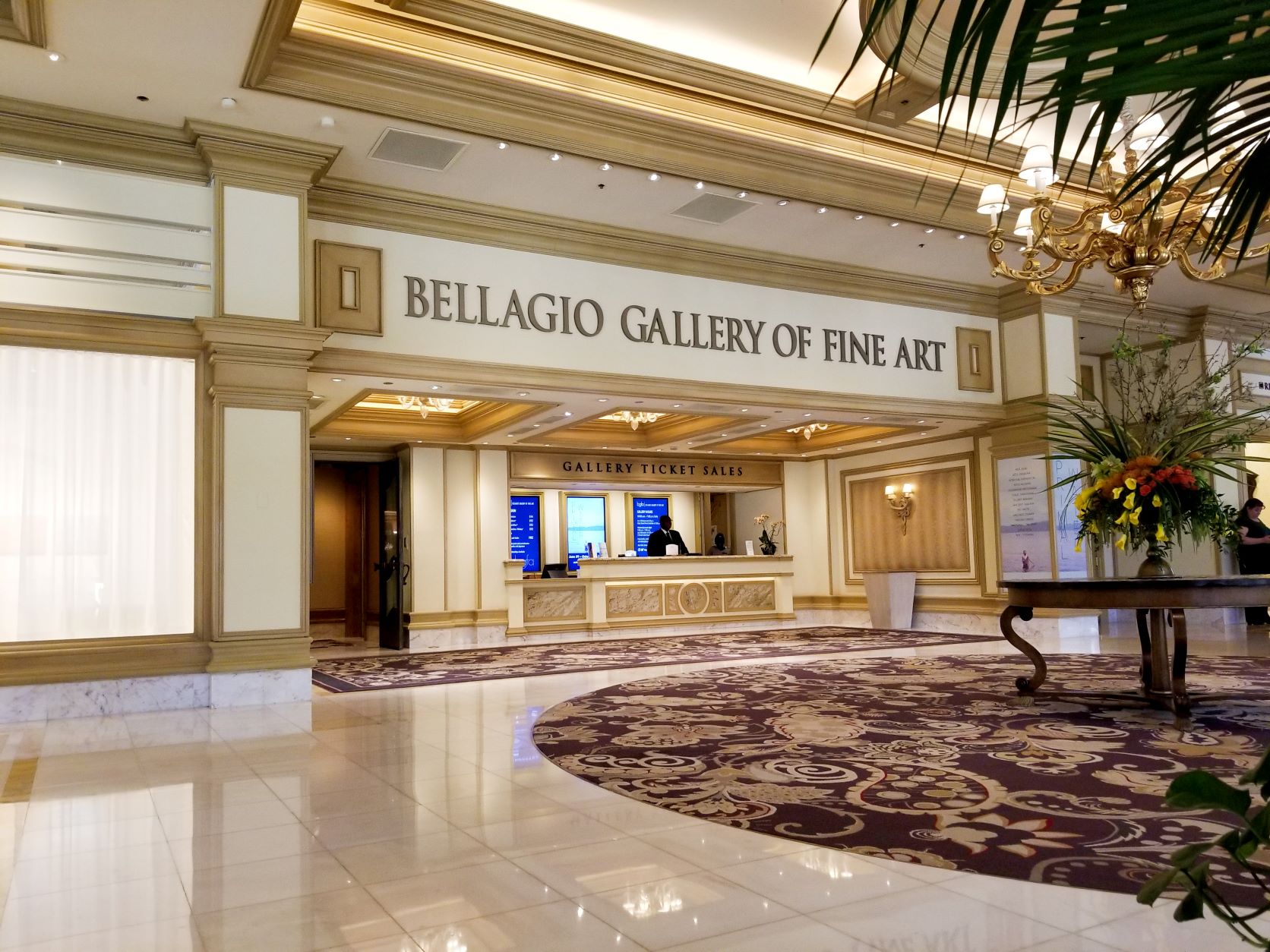 Η Γκαλερί Καλών Τεχνών του ξενοδοχείου και καζίνο Bellagio