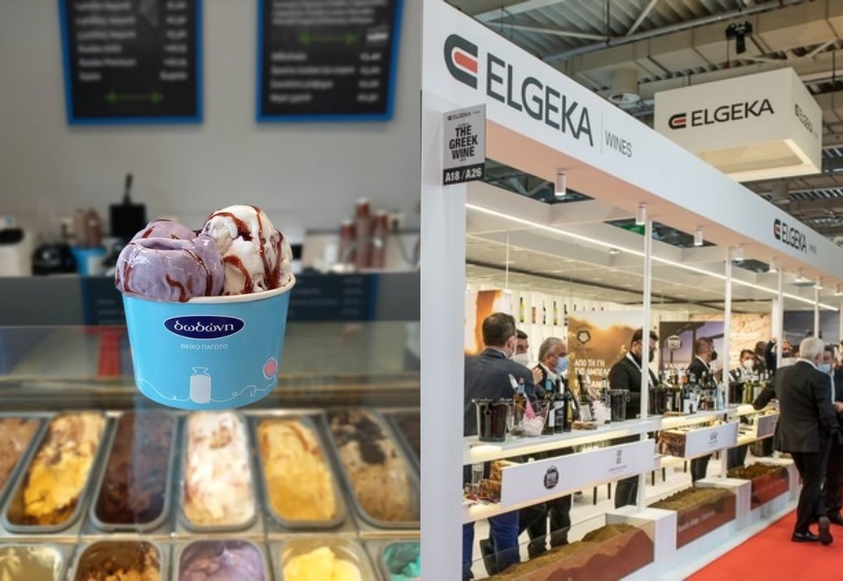 παγωτό δωδώνη - Περίπτερο της ELGEKA σε έκθεση