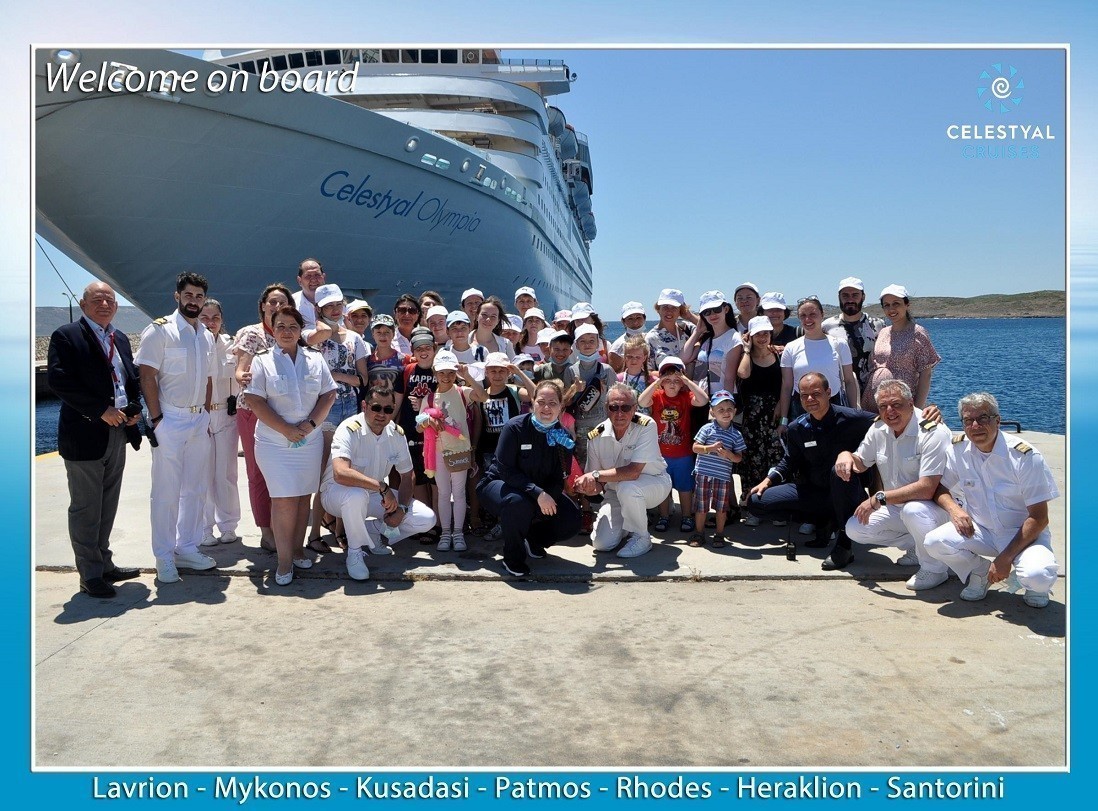 H Celestyal Cruises: Χάρισε χαμόγελα σε παιδιά από την Ουκρανία και στην Κιβωτό του Κόσμου