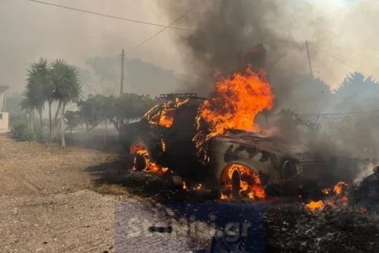 Λέσβος: Και οι Ένοπλες Δυνάμεις στη μάχη κατά της πυρκαγιάς στα Βατερά