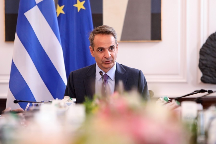 Ο πρωθυπουργός Κυριάκος Μητσοτάκης, μιλά στο Υπουργικό Συμβούλιο