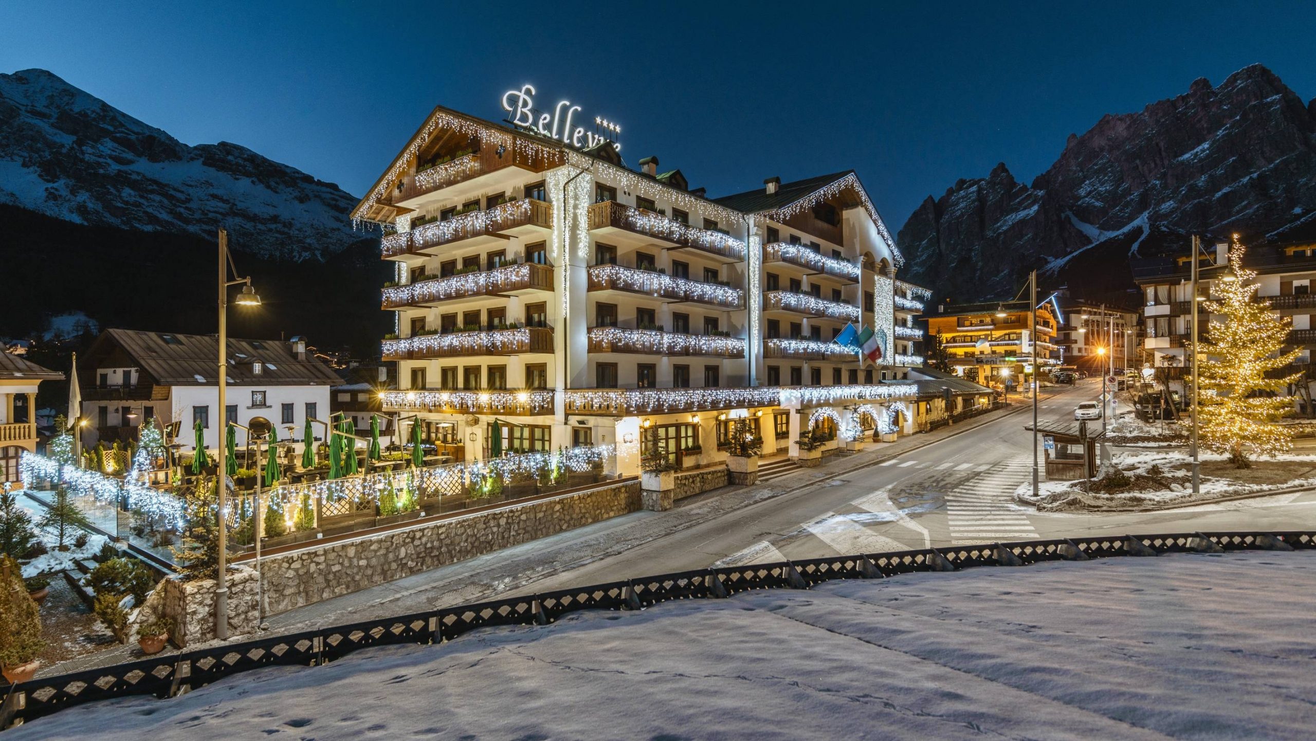 Άποψη του ξενοδοχείου Bellevue Cortina d’Ampezzo
