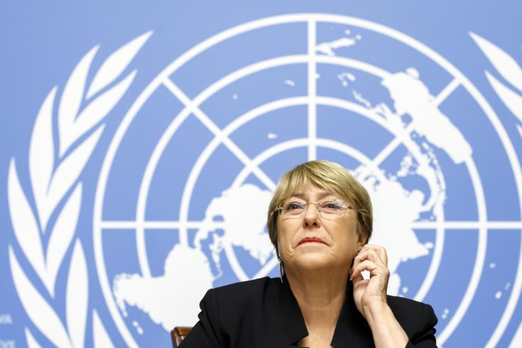 Η Ύπατη Αρμοστής του ΟΗΕ, Μισέλ Μπατσελέτ