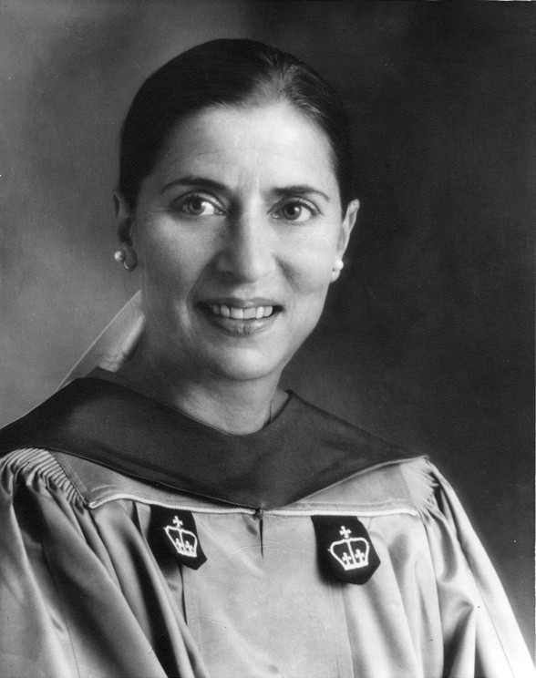 Η Ρουθ Μπέιντερ Γκίνσμπουργκ το 1959 φοιτήτρια στο Κολούμπια