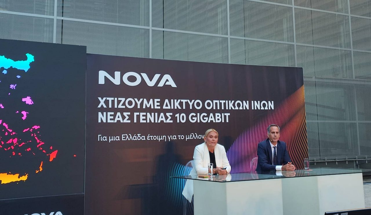 Βίκτορια Μπόκλαγκ (CEO United Group)- Παναγιώτης Γεωργιόπουλος (CEO Nova)