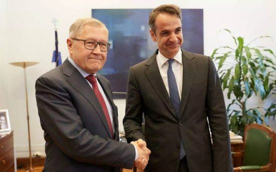 Συνάντηση Κ. Μητσοτάκη με τον Κλάους Ρέγκλινγκ αύριο το πρωί