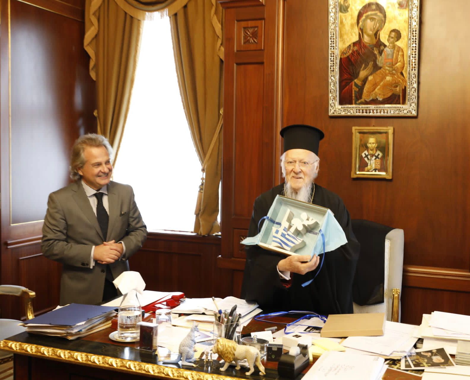 Συνάντηση των εφοπλιστών με τον πατριάρχη Βαρθολομαίο στην Κωνσταντινούπολη