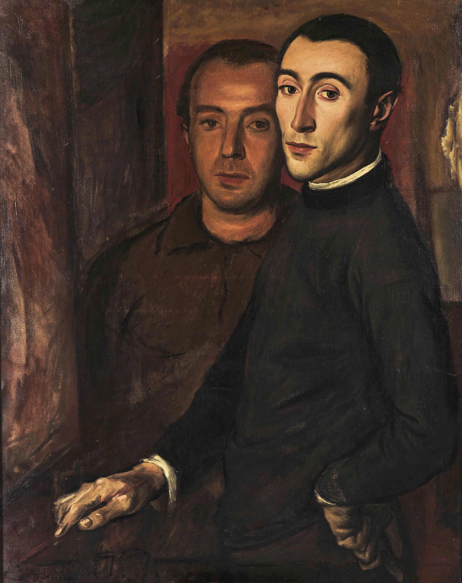 Γιάννης Μόραλης και Νίκος Νικολάου το 1937