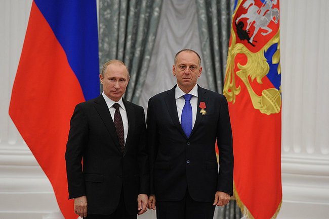 Ο Ρώσος ολιγάρχης Dmitry Pumpyansky με τον Βλ. Πούτιν