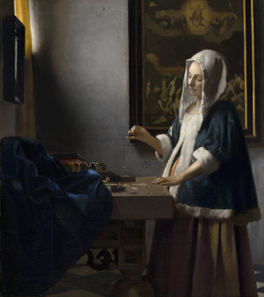 Βερμέερ «Γυναίκα που κρατά μία ζυγαριά» (περίπου 1664)
