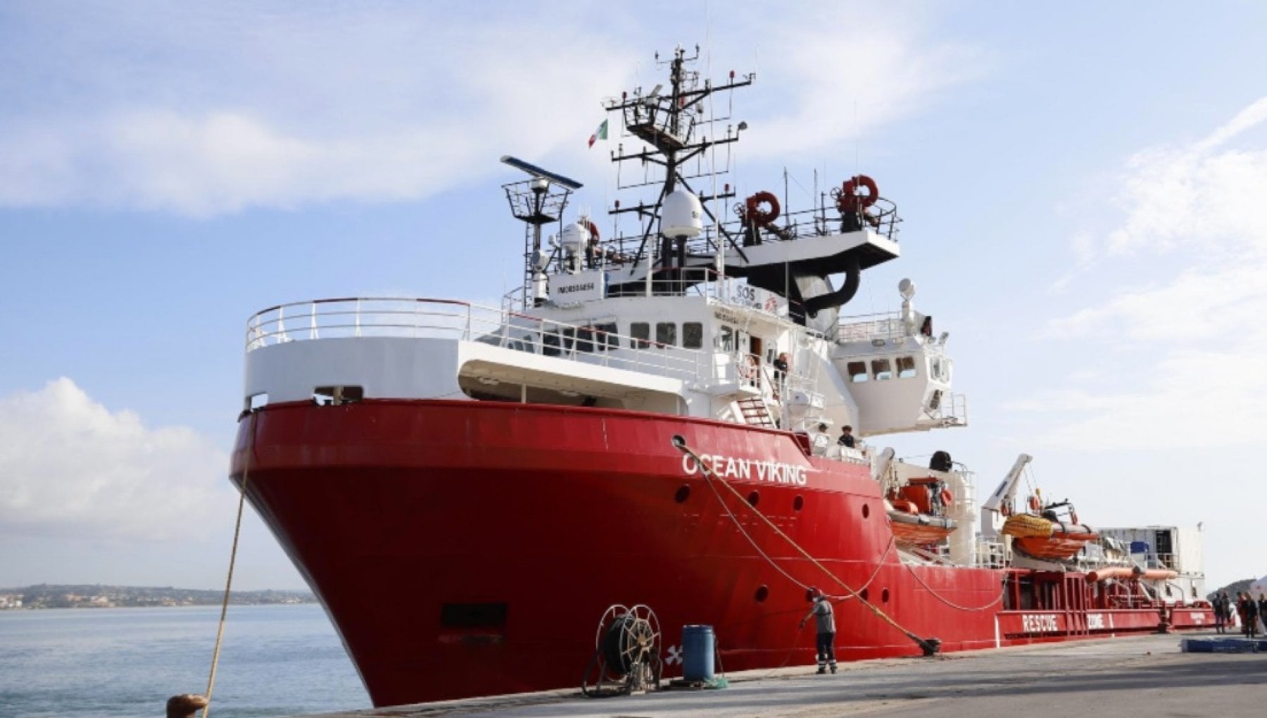 Ιταλία: Το σκάφος Ocean Viking με τους 234 μετανάστες έβαλε πλώρη για τη Γαλλία