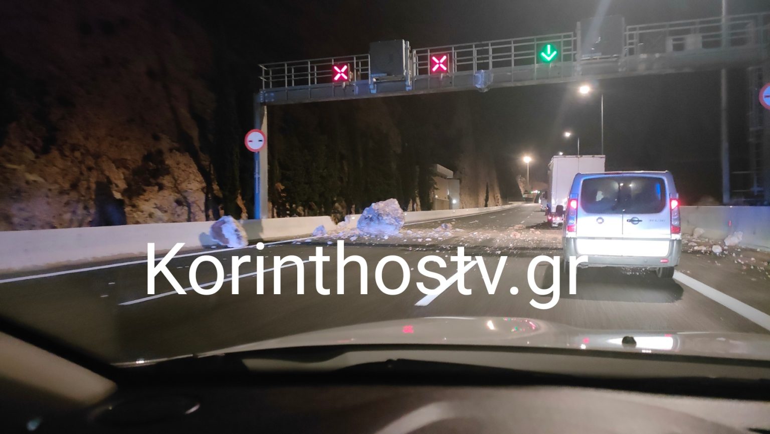 Συνεχίζονται τα προβλήματα στην κυκλοφορία στην εθνική οδό Αθηνών-Κορίνθου