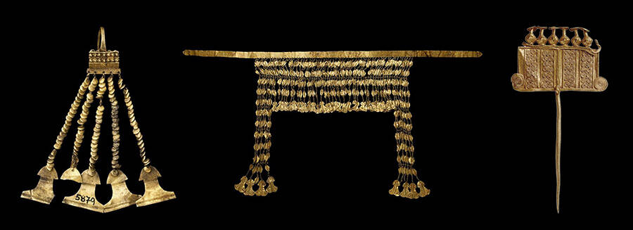 Μικρό μέρος από τον Θησαυρό του Πριάμου της Τροίας