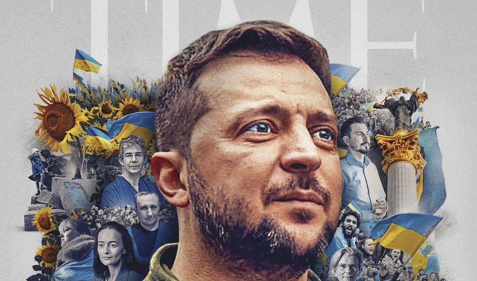 Ο Ουκρανός πρόεδρος στο εξώφυλλο του Time