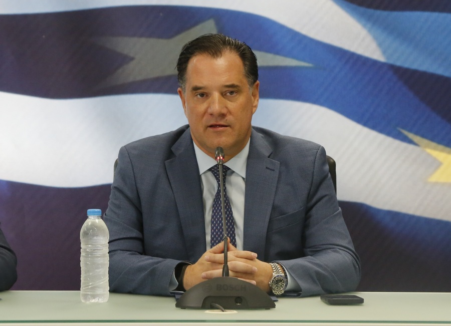 O υπουργός Ανάπτυξης και Επενδύσεων, Άδωνις Γεωργιάδης
