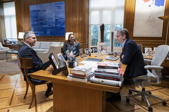 Μητσοτάκης: Συναντήθηκε με τον απερχόμενο πρέσβη της Τουρκίας στην Ελλάδα