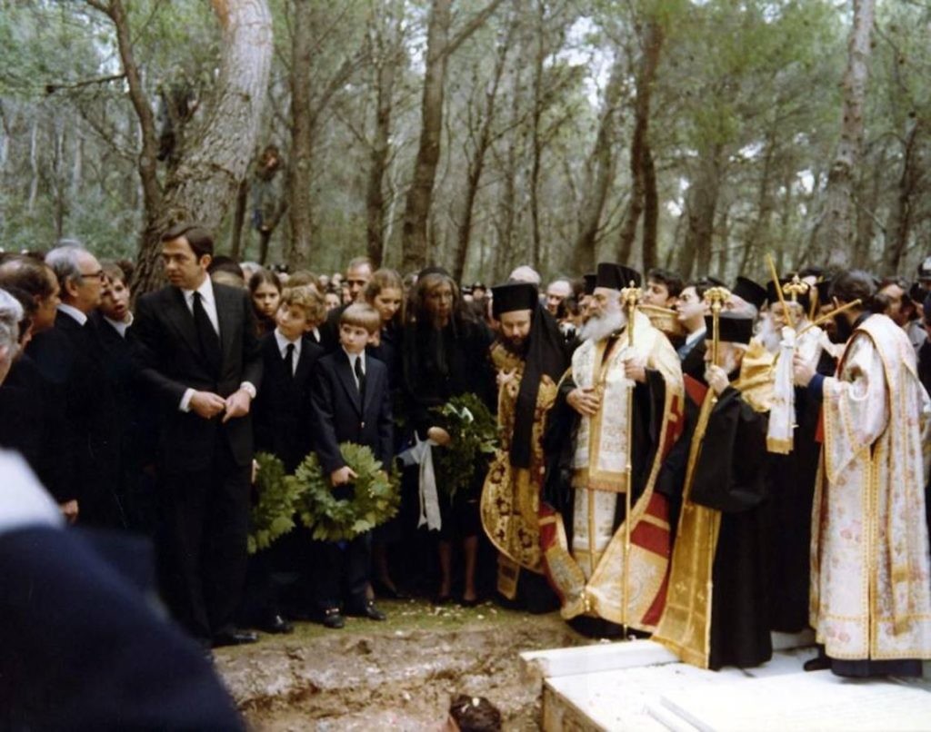 Η κηδεία της Φρειδερίκης στο Τατόι το 1981