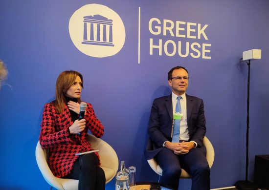 Ο Αλέξης Πατέλης στο Greek house Davos