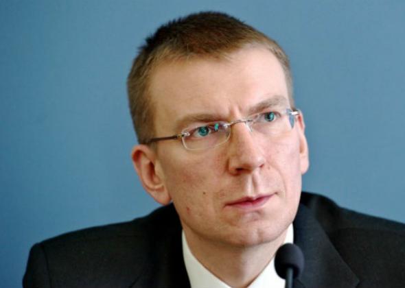 ο Λετονός υπουργός Εξωτερικών Έντγκαρς Ρίνκεβιτς