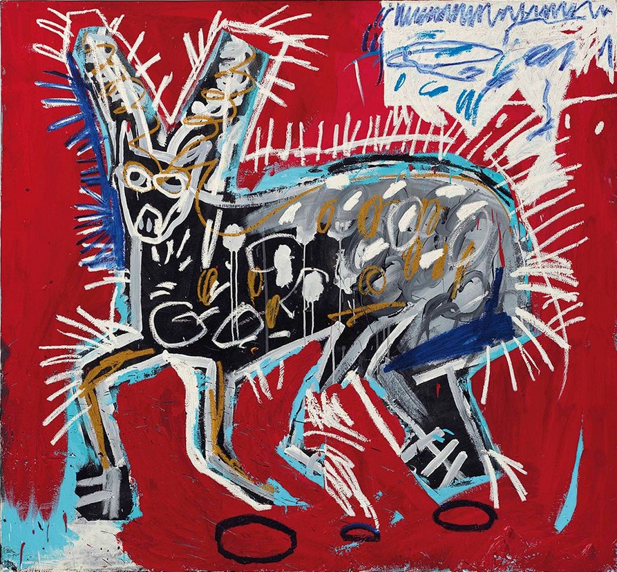 Ζαν-Μισέλ Μπασκιά «Κόκκινο κουνέλι», 1982