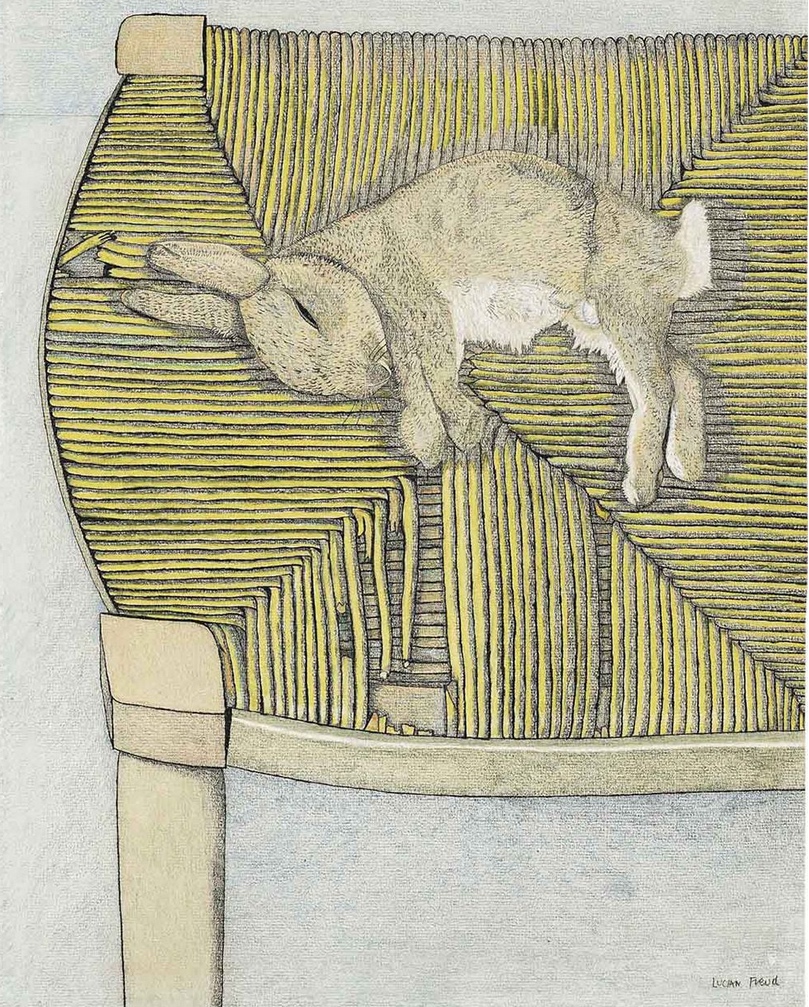Το «Κουνέλι πάνω σε καρέκλα», 1944 του Λούσιαν Φρόιντ