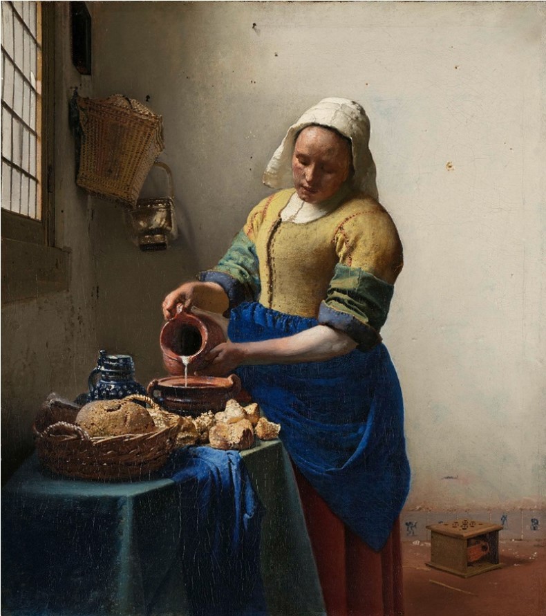 Γιοχάνες Βερμέερ «Η υπηρέτρια με το γάλα» (περ.1660)