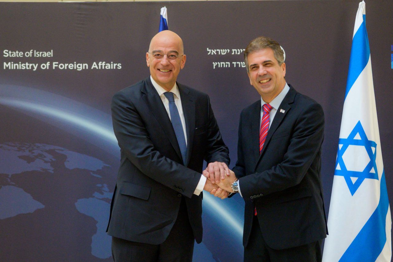 Νίκος Δένδιας - Έλι Κοέν -Υπουργός Εξωτερικών Ισραήλ: Στηρίζουμε την εδαφική ακεραιότητα της Ελλάδας