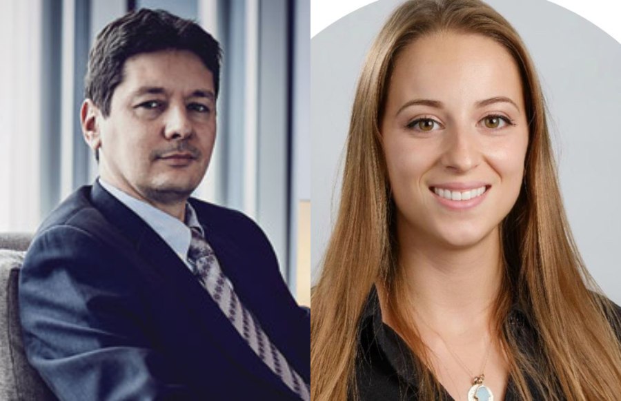 (αριστερά) Mislav Matejka, αναλυτής της JPMorgan Chase & Co., (δεξιά) Milla Savova, αναλύτρια της Bank of America