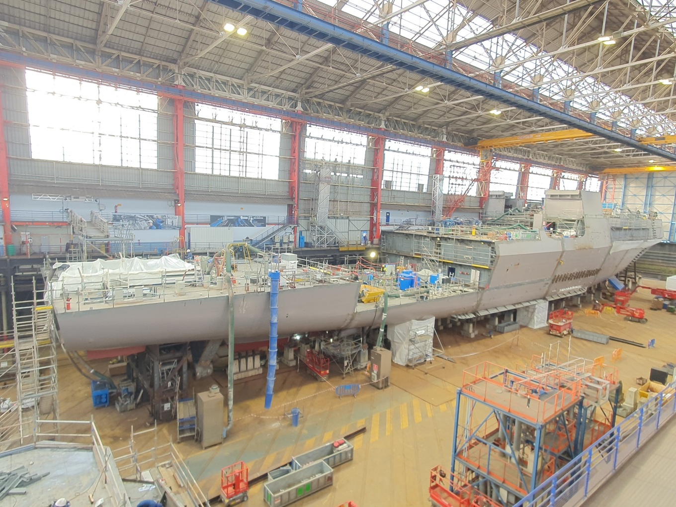 Naval Group: Νέες φωτογραφίες από την κατασκευή της πρώτης ελληνικής φρεγάτας Belharra
