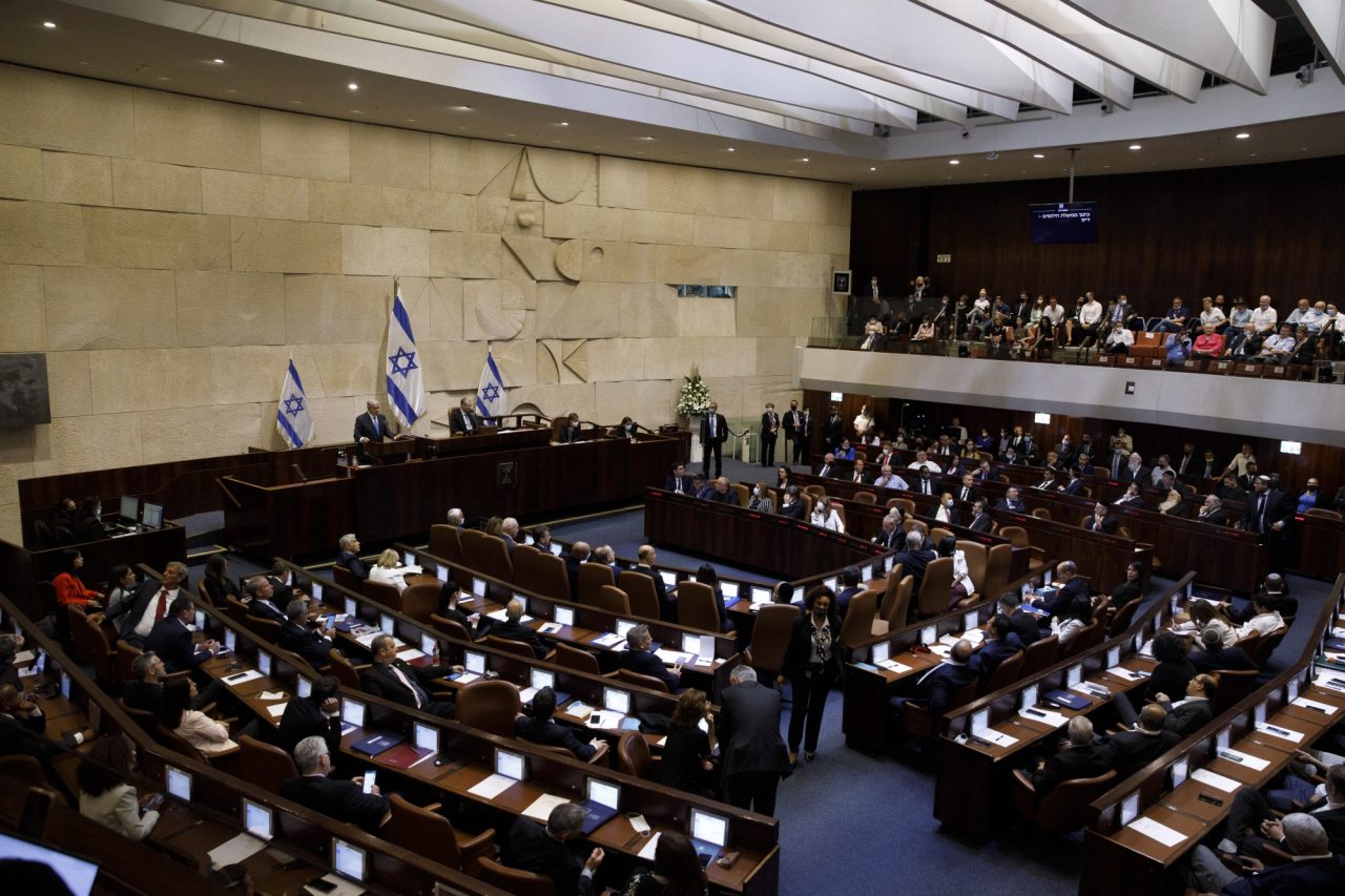 Η αίθουσα της βουλής στο Ισραήλ