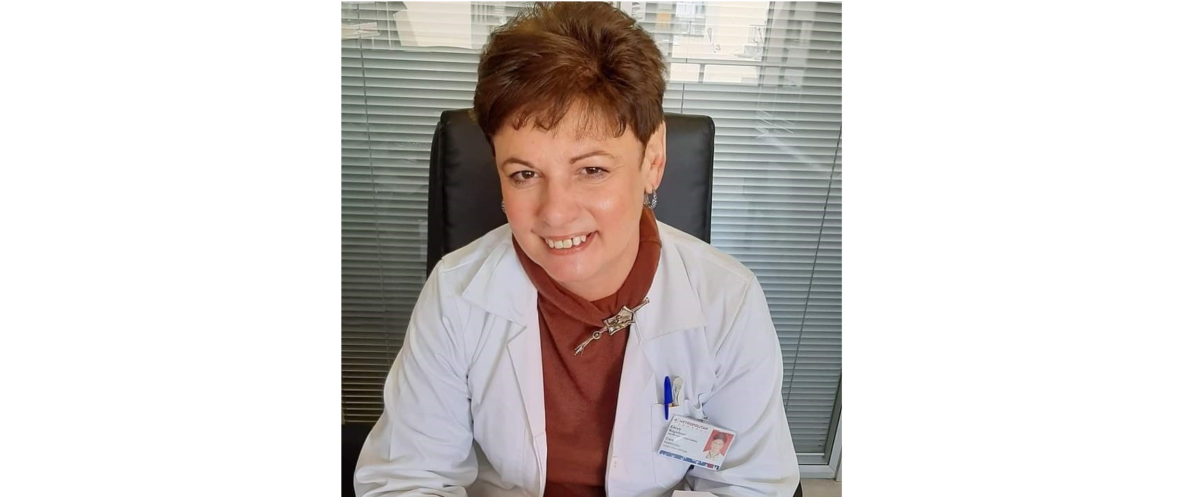 Η κα Ελένη Κομνηνού Ρευματολόγος, Διευθύντρια Κλινικής Αυτοάνοσων Ρευματικών Παθήσεων Μetropolitan General.