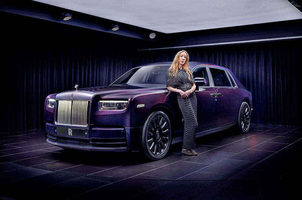 Η Rolls-Royce Phantom Syntopia και η σχεδιάστριά της Ίρις βαν Χέρπεν