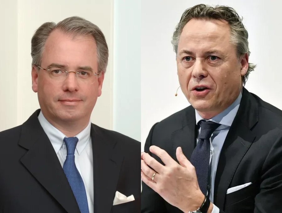 Ulrich Körner, CEO Credit Suisse και Ralph Hamers, CEO UBS