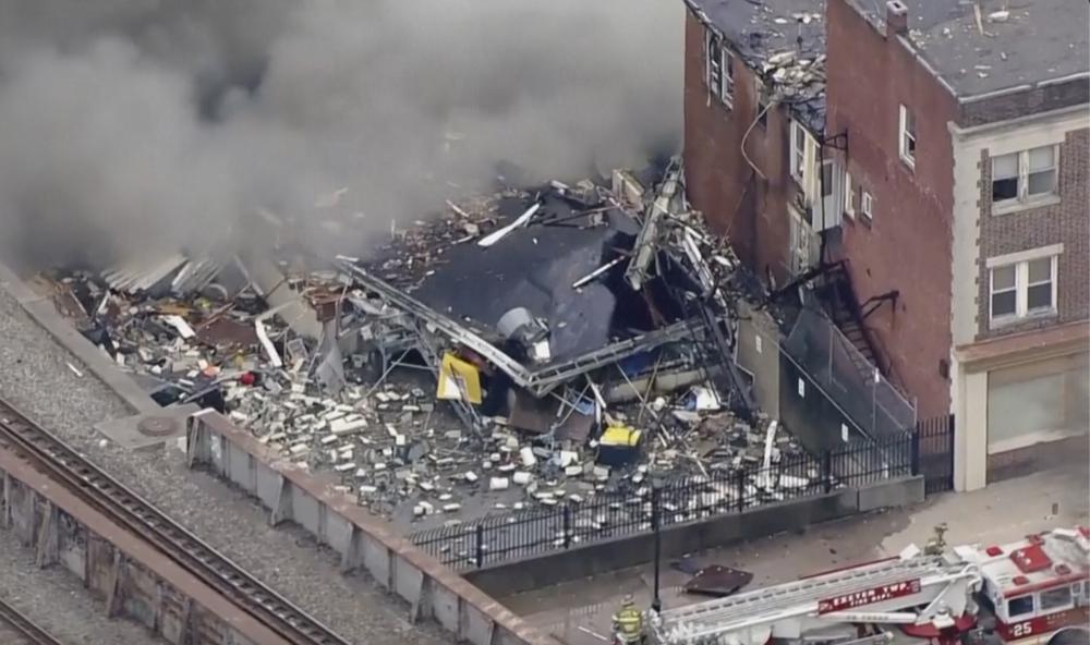 Κατεστραμμένο εργοστάσιο στην Πενσιλβάνια μετά από έκρηξη