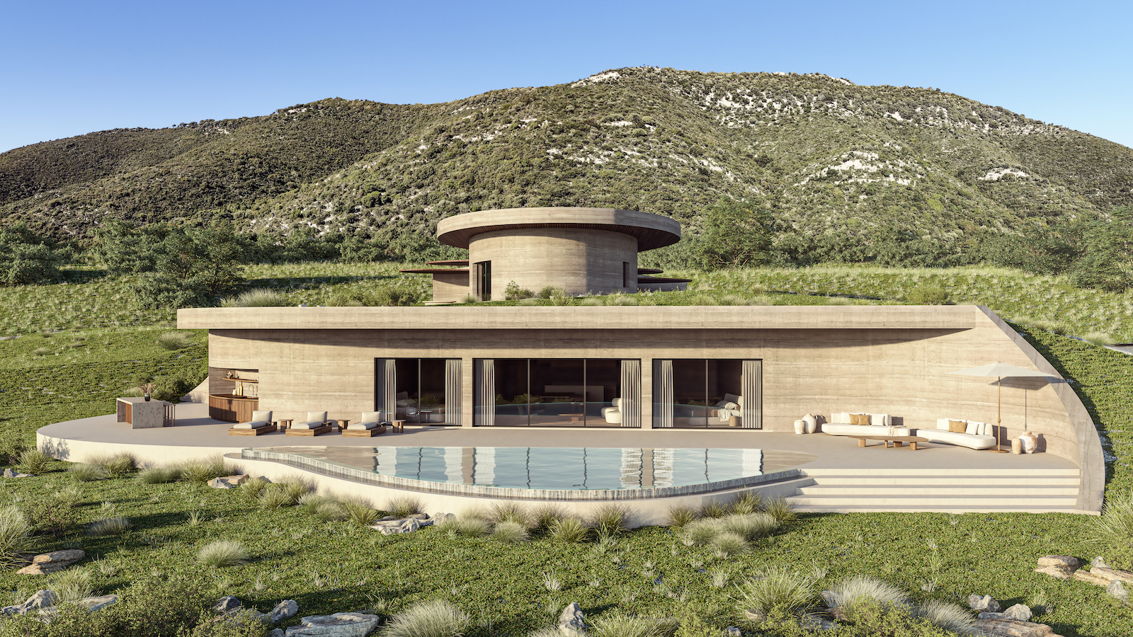 Apothalassia House: Μια θερινή κατοικία που χάνεται στο τοπίο