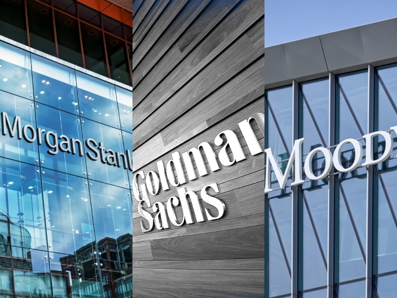 Morgan Stanley- Goldman Sachs-Moody's