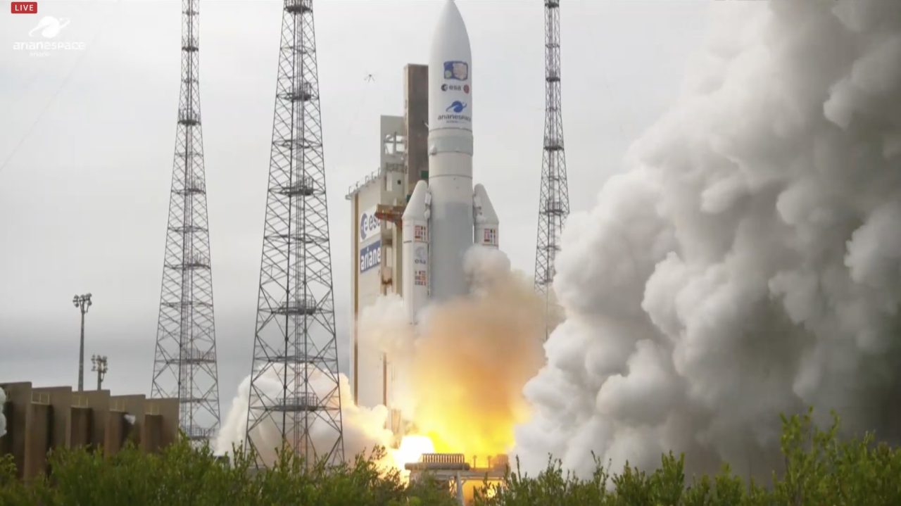 ESA: Εκτοξεύτηκε η διαστημική αποστολή JUICE με προορισμό τον Δία και τα παγωμένα φεγγάρια του
