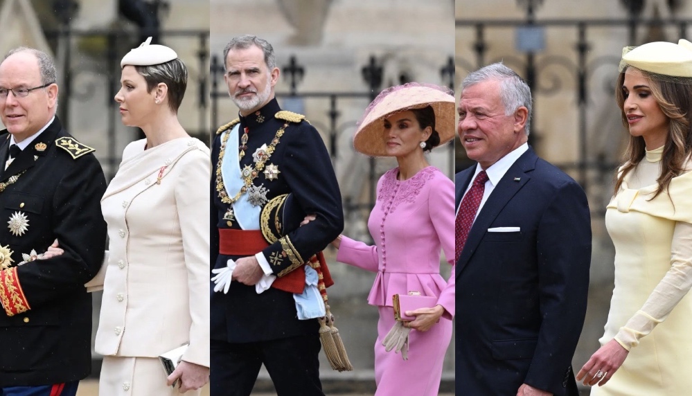 Πρίγκιπας Αλβέρτος και Πριγκίπισσα Σαρλίν του Μονακό, Βασιλιάς Φελίπε και Βασίλισσα Λετίθια της Ισπανίας, Βασιλιάς Αμπντάλα και Βασίλισσα Ράνια της Ιορδανίας