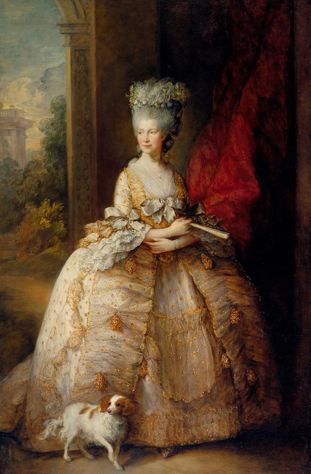 Πορτρέτο της Καρλόττας (1744-1818) από τον Τόμας Γκέινσμπορο 