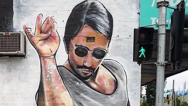 Γκράφιτι με τον Salt Bae στην Τουρκία | Πηγή: aksam.com.tr