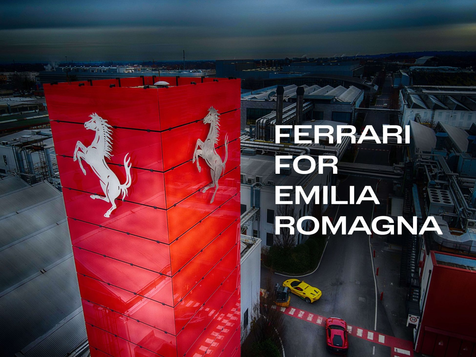 H Ferrari στηρίζει τους πληγέντες της Εμίλια Ρομάνα!