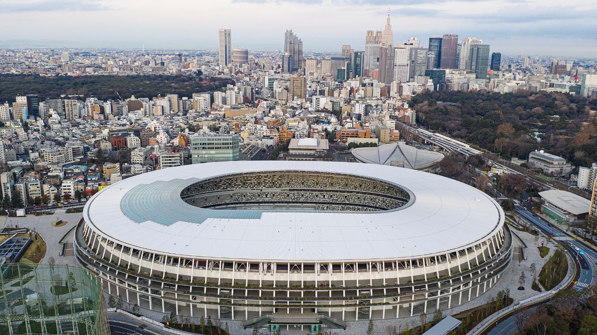 Εθνικό Στάδιο Ιαπωνίας, όπου διεξήχθηκαν οι Ολυμπιακοί Αγώνες