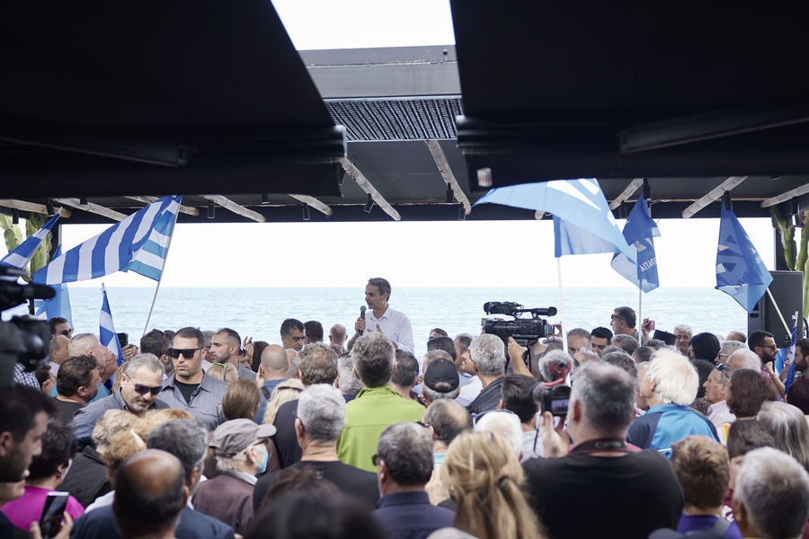 Μητσοτάκης από Ιεράπετρα: «Ισχυρή πλειοψηφία για να υλοποιήσουμε τις μεγάλες αλλαγές»